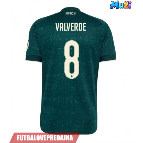 Lacne Muži Futbalové dres Real Madrid Federico Valverde #8 2026-27 Krátky Rukáv - Preč